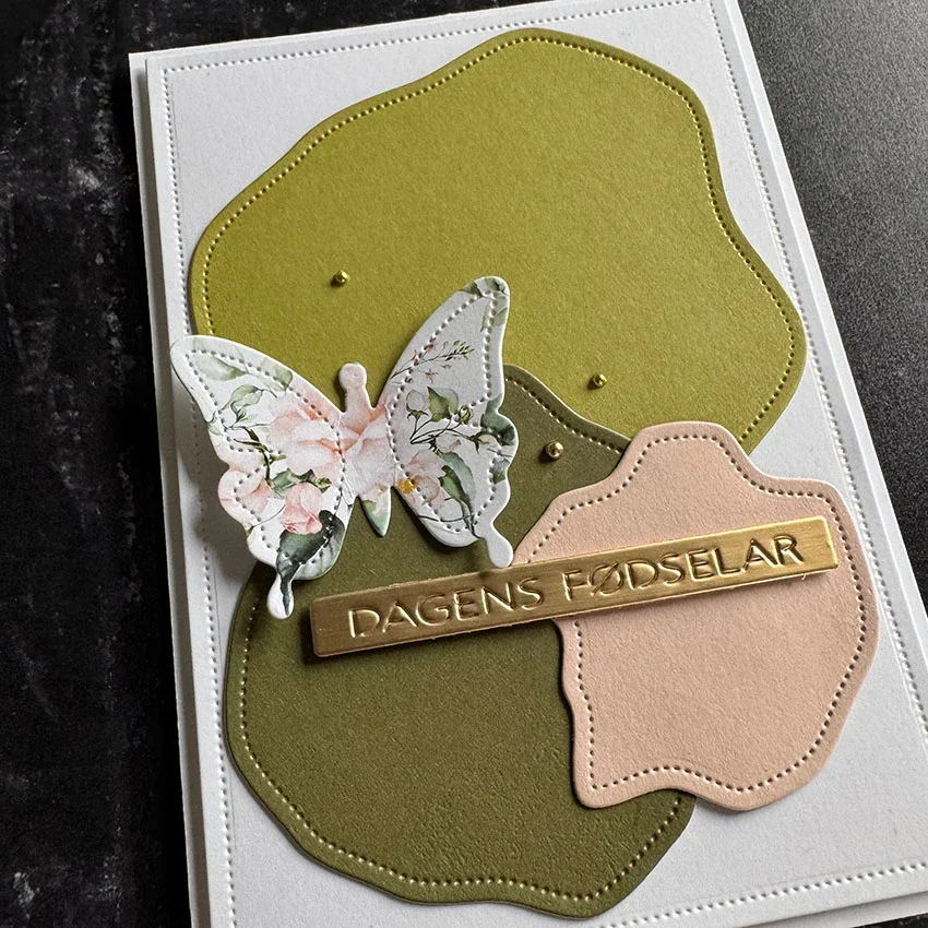 Кошелек для часов новые бабочки на день рождения кофейный металлический штамп