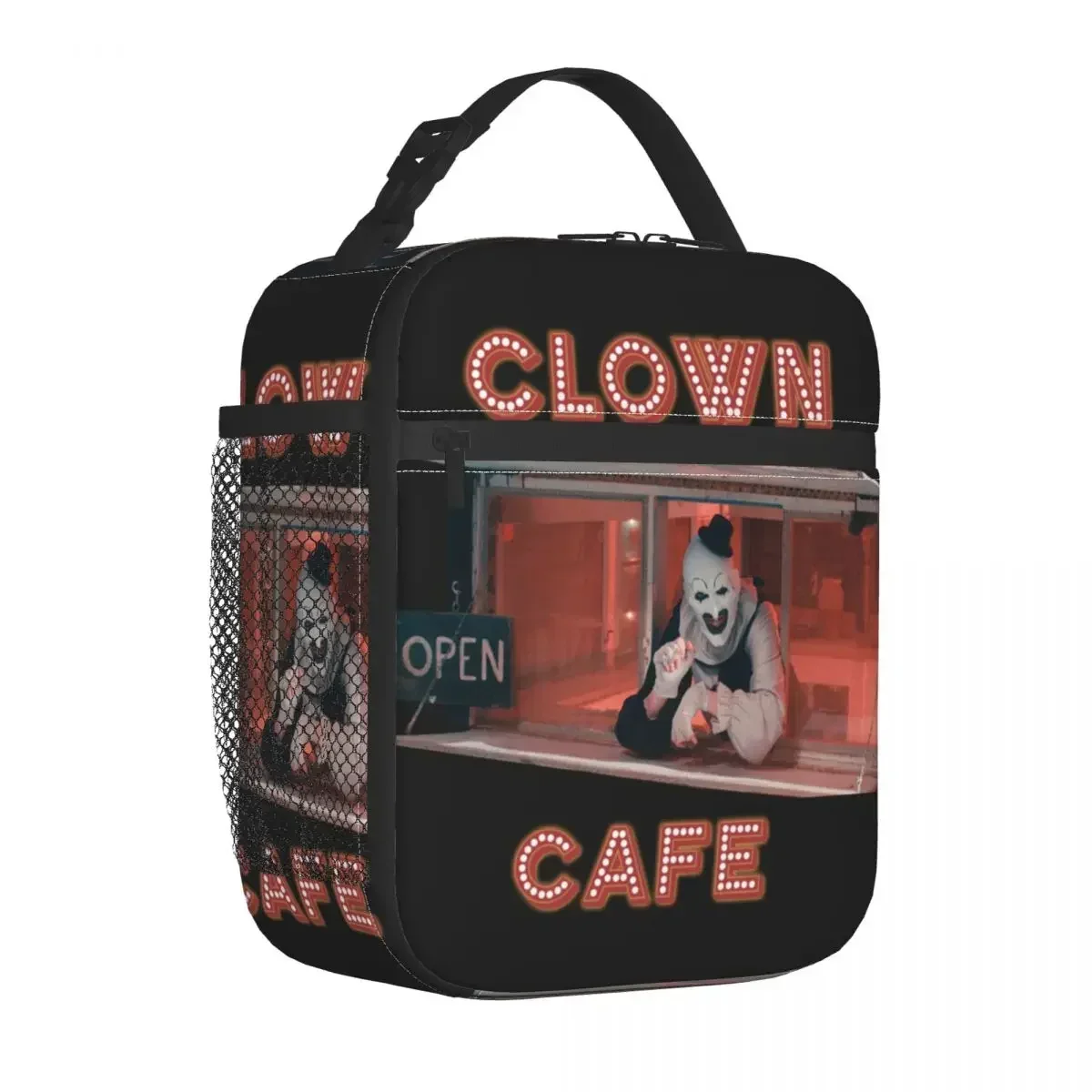 Terrifier 2 Art C-Clowns Cafe Сумка для обеда детей Фильм ужасов Ланч-бокс пикника