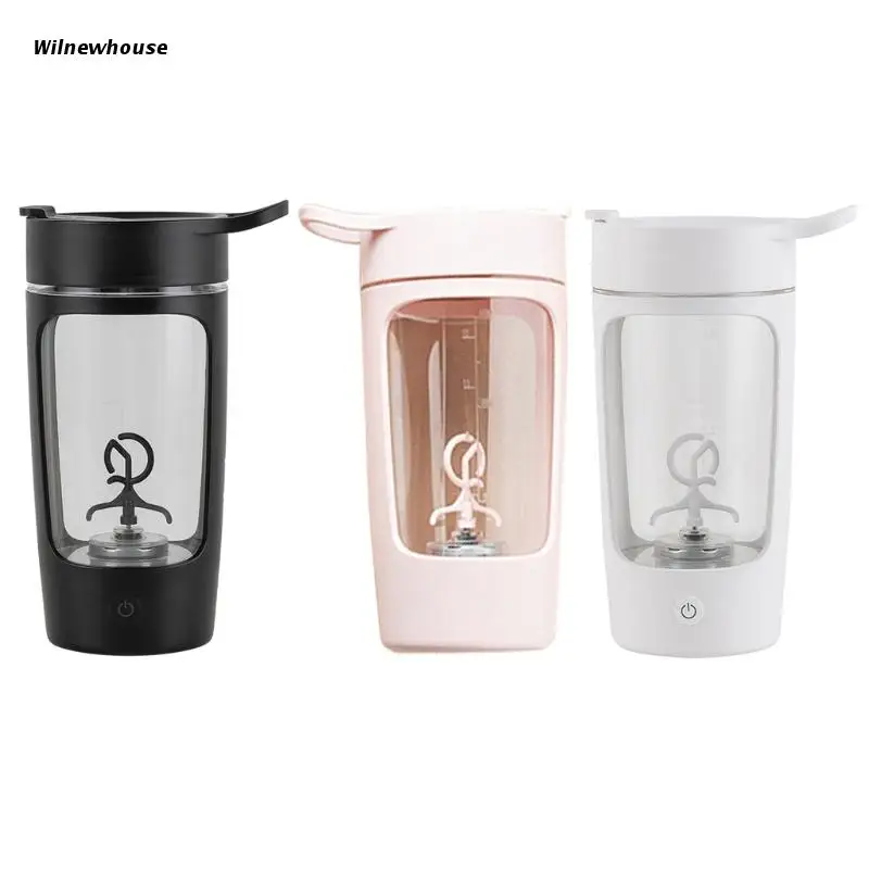 

Автомобильный миксер F63A, чашка для питья, 650 мл, электрический портативный USB Перезаряжаемый Миксер Для протеиновых коктейлей