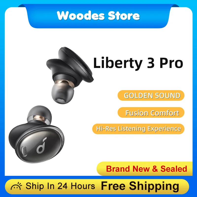 

Anker Soundcore Liberty 3 Pro Noise Cancelling Earbuds True Wireless Earbud with ACAA 2.0 Hi-Res Audio 6 Mics TWS Earphone