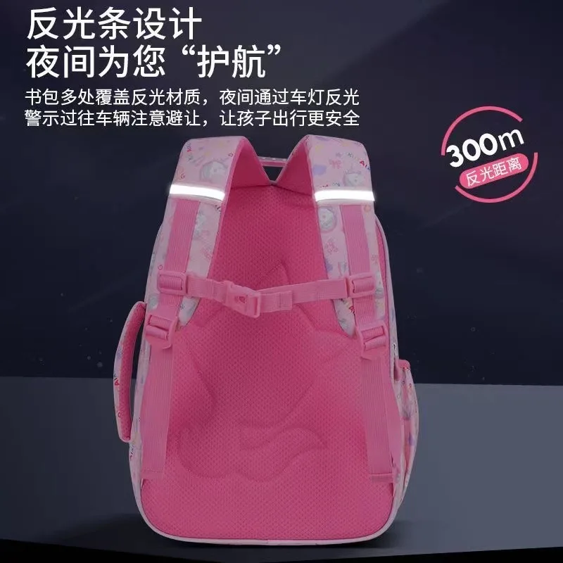 Cartoon Cute Schoolbag Reduce Burden Light Spinal Protection Primary School Backpack New Boys and Girls' School Bag for Children