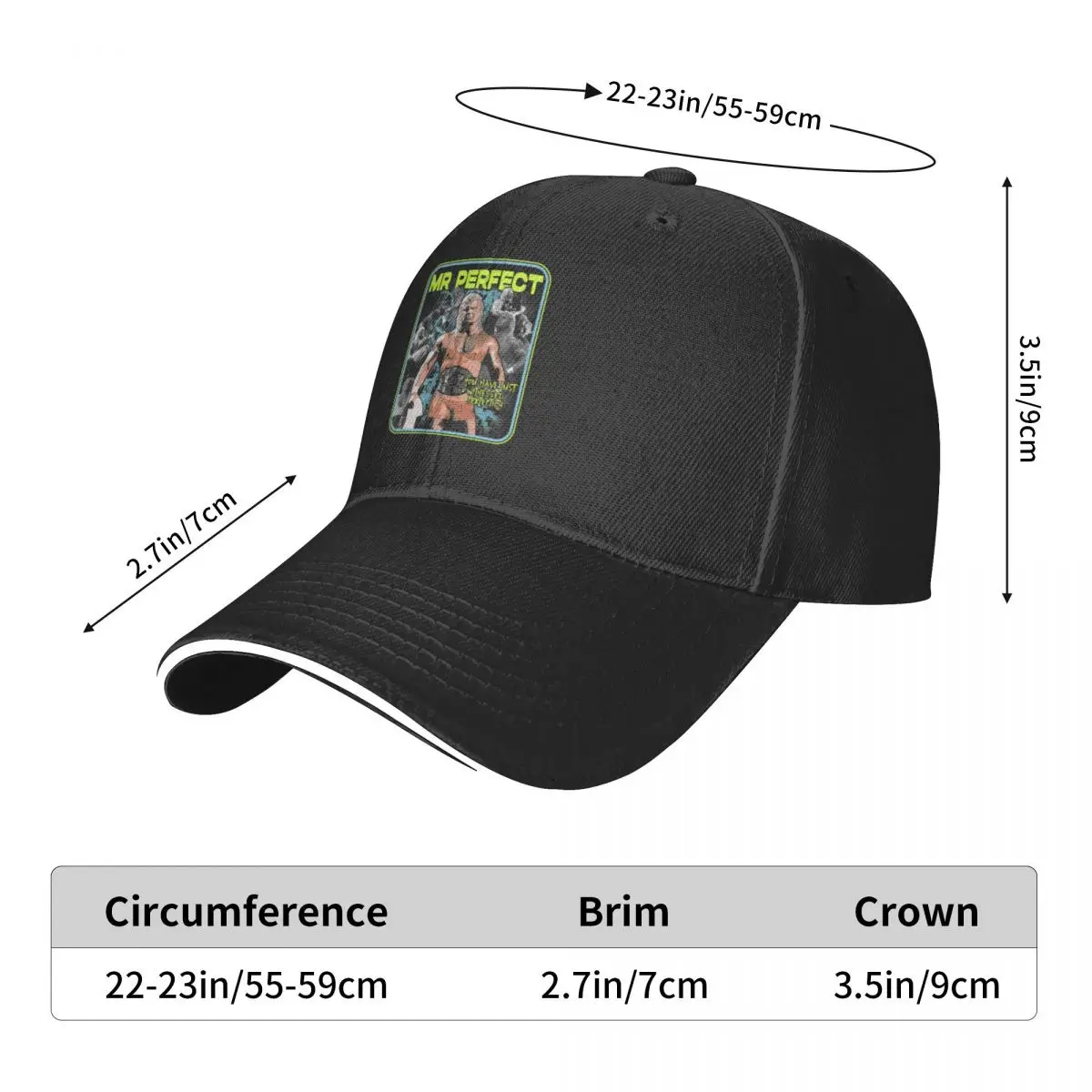 Футболка Mr Perfect - Absolute Perfection_by WithinSanityClothing_ Бейсбольная кепка Wild Ball Hat Женские шапки