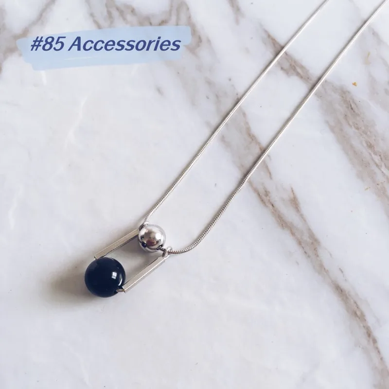 

Spain Style Agate Stone Pendants Necklace For Women ZN00036