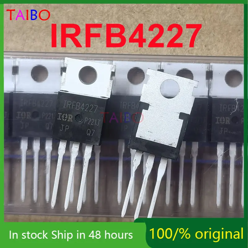 

10PCS - 100PCS Original New IRFB4227PBF IRFB4227 FB4227 TO220 200V 65A MOSFET MOS TransistorTube 50PCS