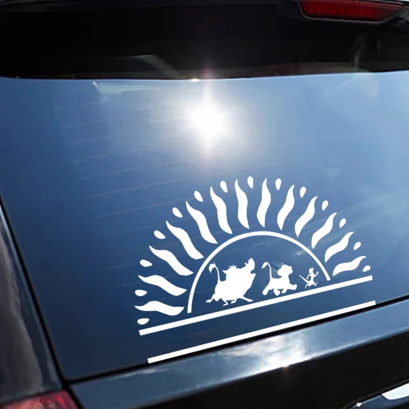 

Виниловая наклейка Hakuna Matata, наклейки на окно автомобиля, бампер, Декор, наклейка для ноутбука «Король Лев» для Apple MacBook Air/Pro, украшение