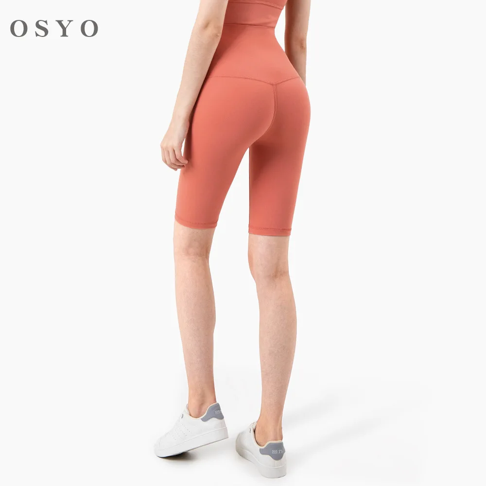 

NULS New No T-line Tight-fitting Five-point Nude Yoga Pants New Color Peach Hip Fitness High Waist Yoga Shorts