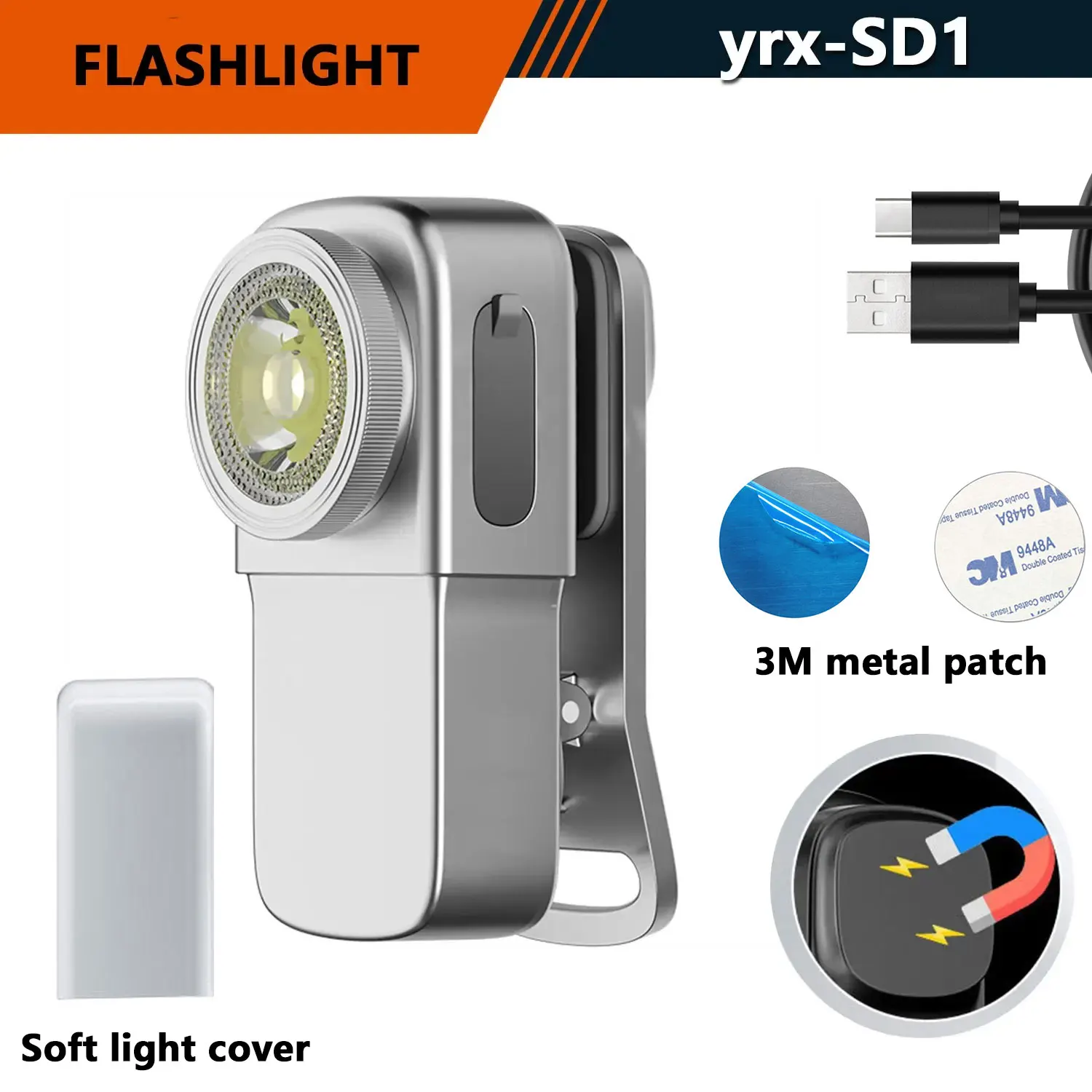 

EDC SD1 Type-C Фонарик 400 Люмен