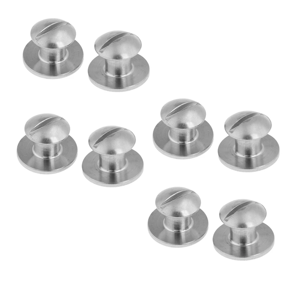 

8 Pack Scuba Dive Book Screws for Back Plate Underwater Accessories Assembly Attachment Hardware