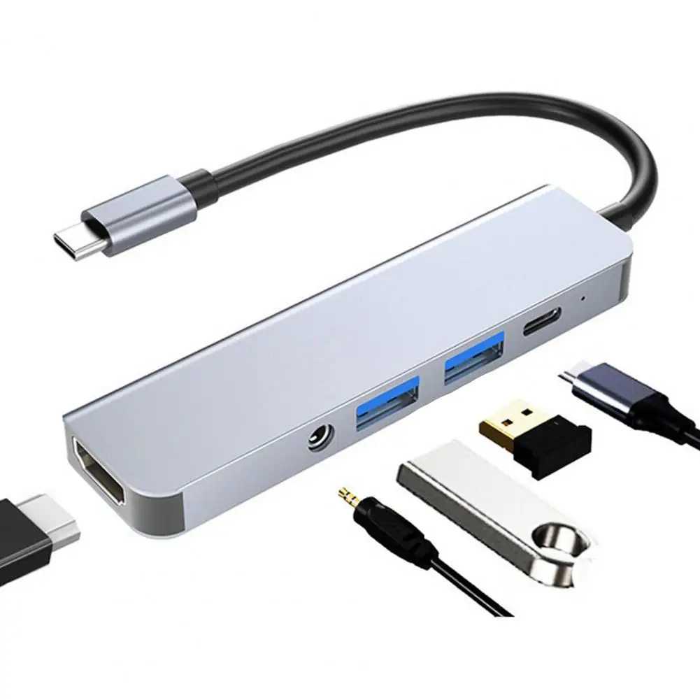 

Док-станция для ноутбука 5 в 1 с USB-портом