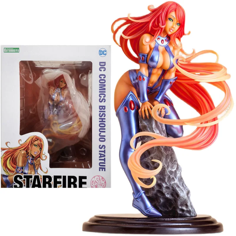 

In Stock Original Kotobukiya BISHOUJO STATUE DC Comics Bishoujo STARFIRE 2nd Edition Anime Figure Model Collecile Toys Gifts