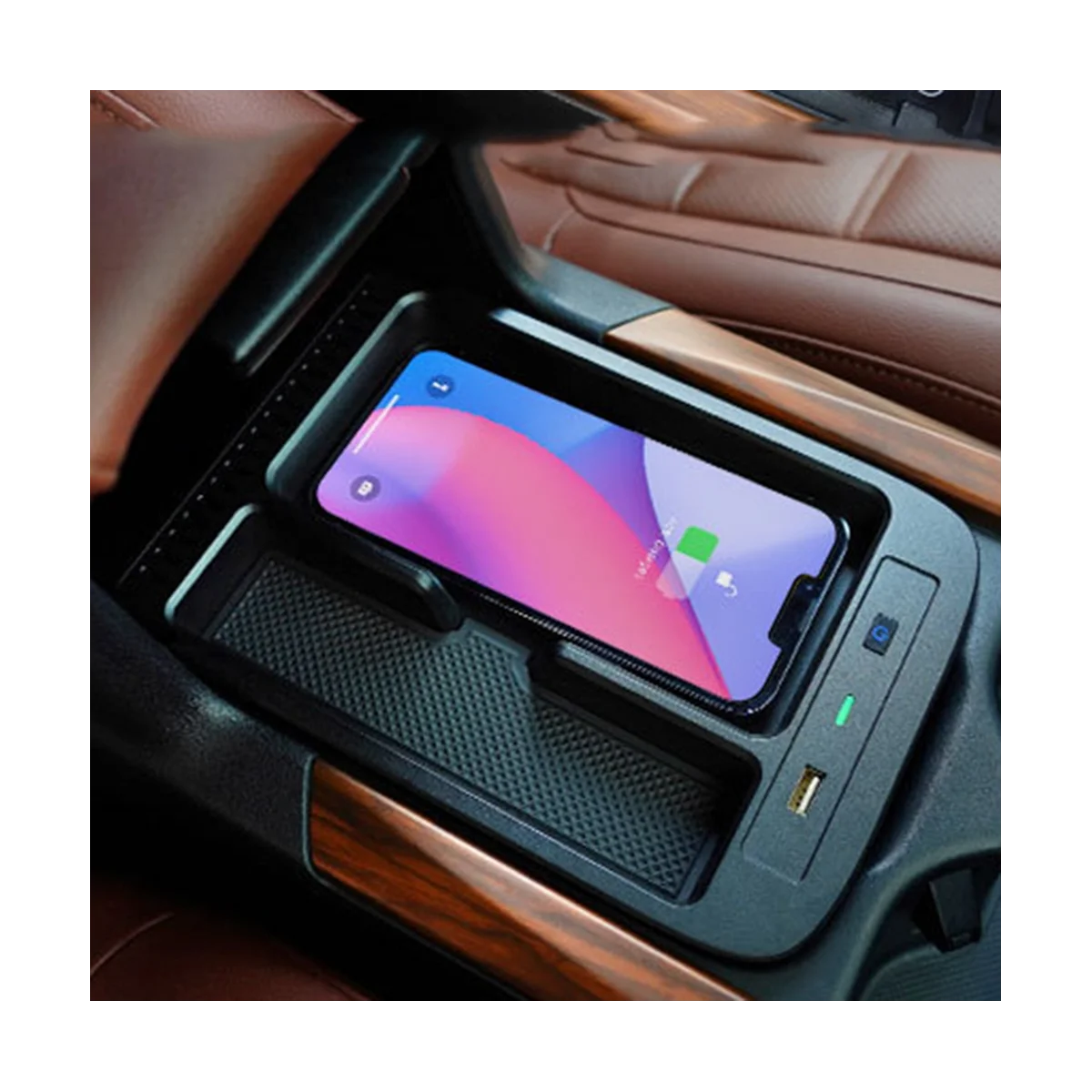 15 Вт автомобильное беспроводное зарядное устройство QI для телефона быстрое