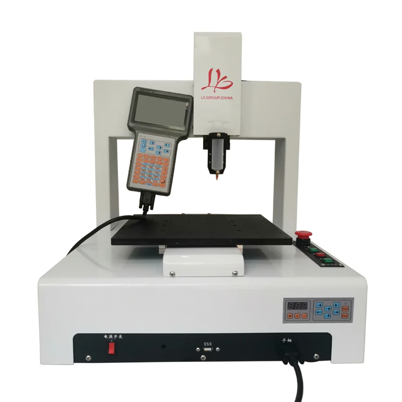 

LY 331A Liquid Paste Dispenser 3 Axis Automatic Glue Dispensing Machine Working Area 300*300*100mm