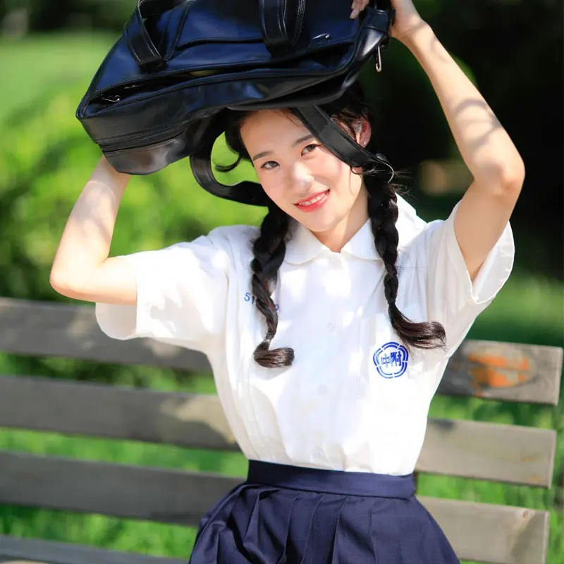 Sailor Clothes Uniform Skirt Suit High School Student Chinese Seifuku ...