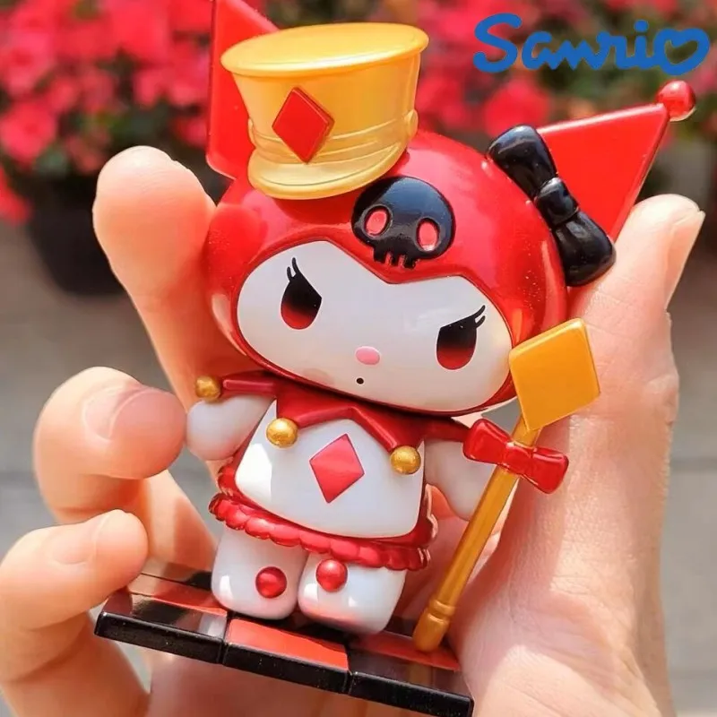 

Sanrio Cartoon Kuromi Trump Kingdom Figure Anime Kawaii Pvc Action Figurines Collection Model Statue Doll Kids Toys Gift