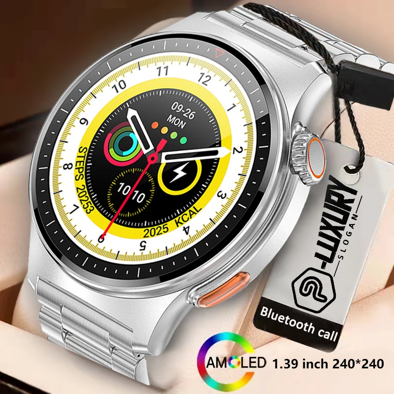 

New ECG+PPG Smartwatch Men Voice assistant Sleep temperature Blood Pressure monitoring Sports Watches Waterproof Smartwatch 2023