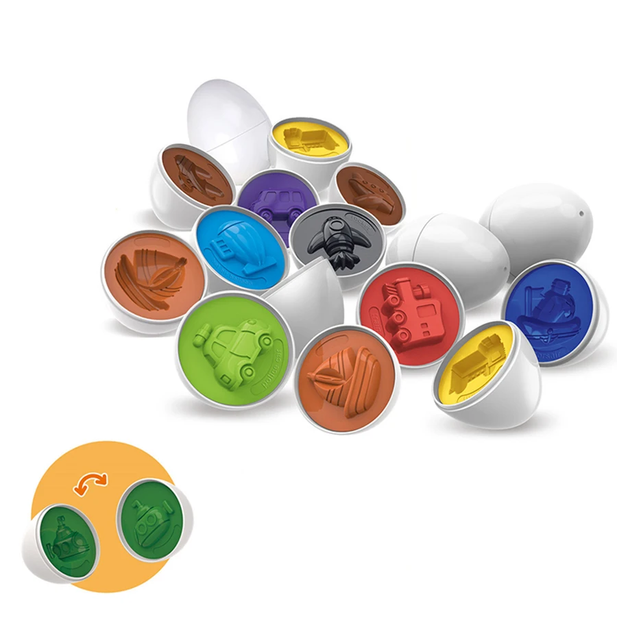 

Interactive 3D Puzzle Toy for Baby - Perfect Easter Gift for Color Shapes Matching Fun