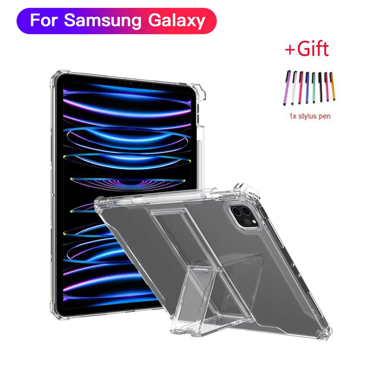 Противоударные подушки безопасности мягкий чехол из ТПУ для Samsung Galaxy Tab S9 Ultra 14 6 S8