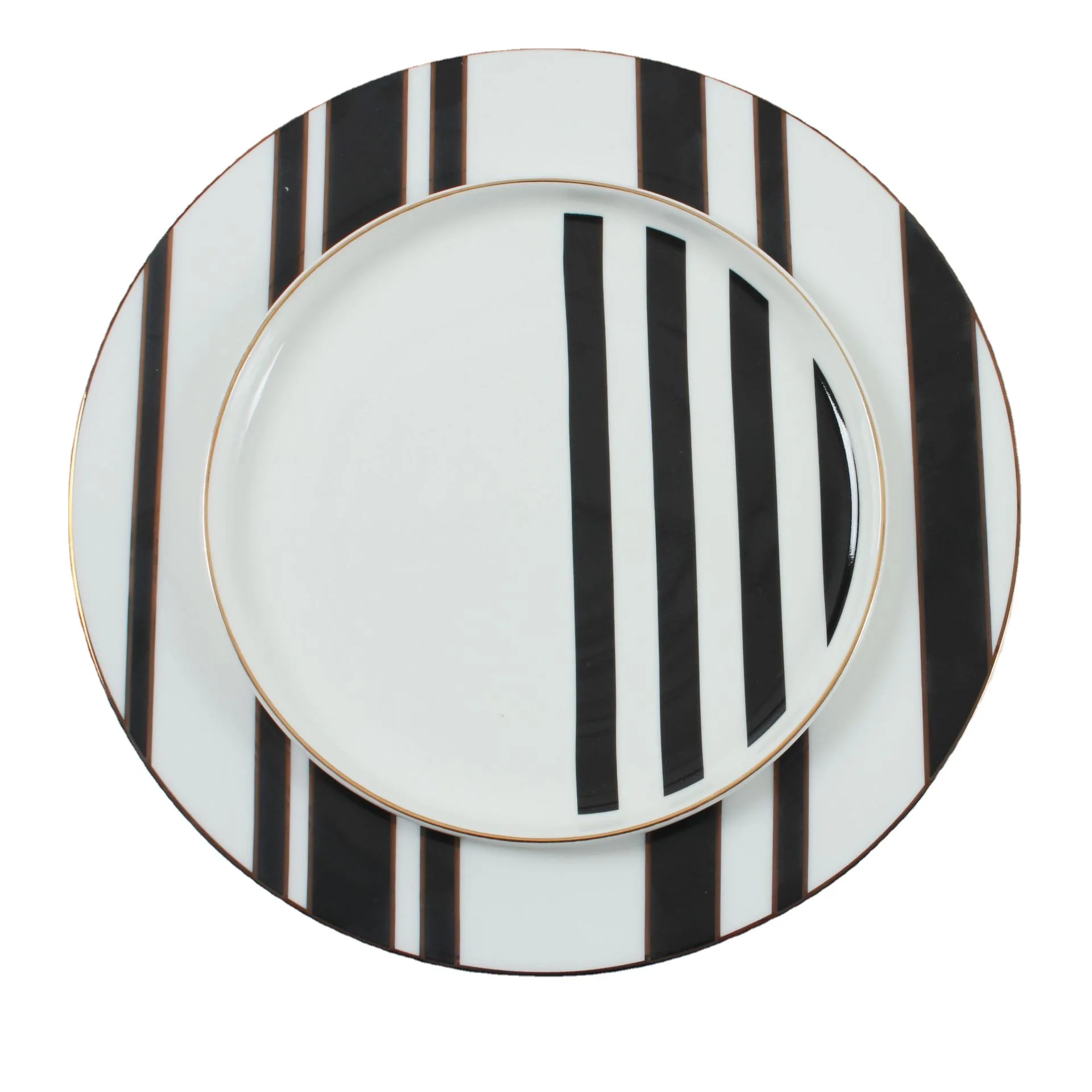 

Luxury Bone China Tableware Dinnerware Set Jingdezhen Porcelain Horse Western Plate Dish Home Decoration Wedding Gifts
