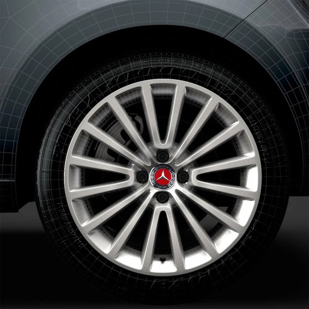 4 шт. 56/60/65 мм эмблема автомобиля колпаки ступицы колеса наклейки на для Mercedes Benz AMG A