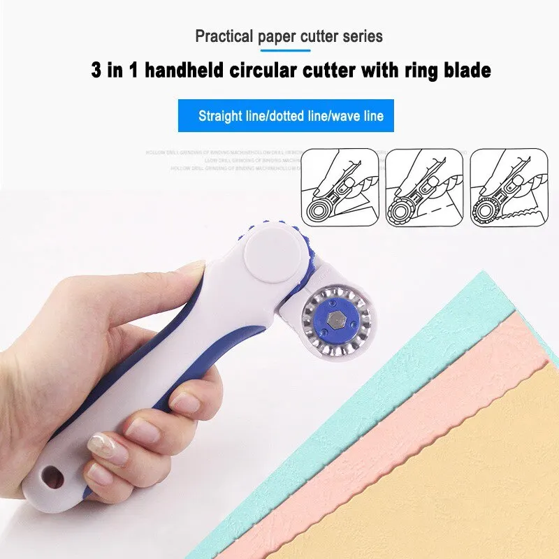 

Rotary Cutter 28mm For Paper Leather Cloth Cutting Tool Patchwork Roller Wheel Knife Craft Fabrics DIY Sewing Accessories
