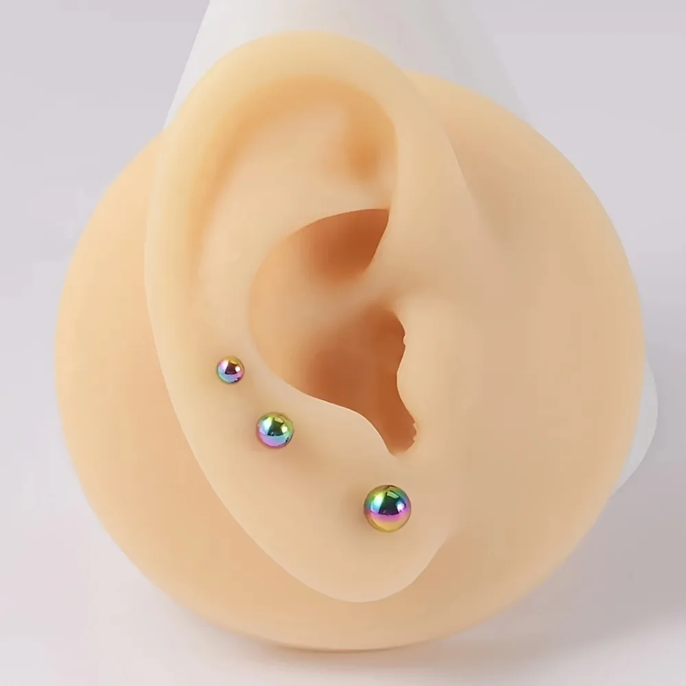 3 шт./лот шариковые серьги из нержавеющей стали для пирсинга козелка и хряща