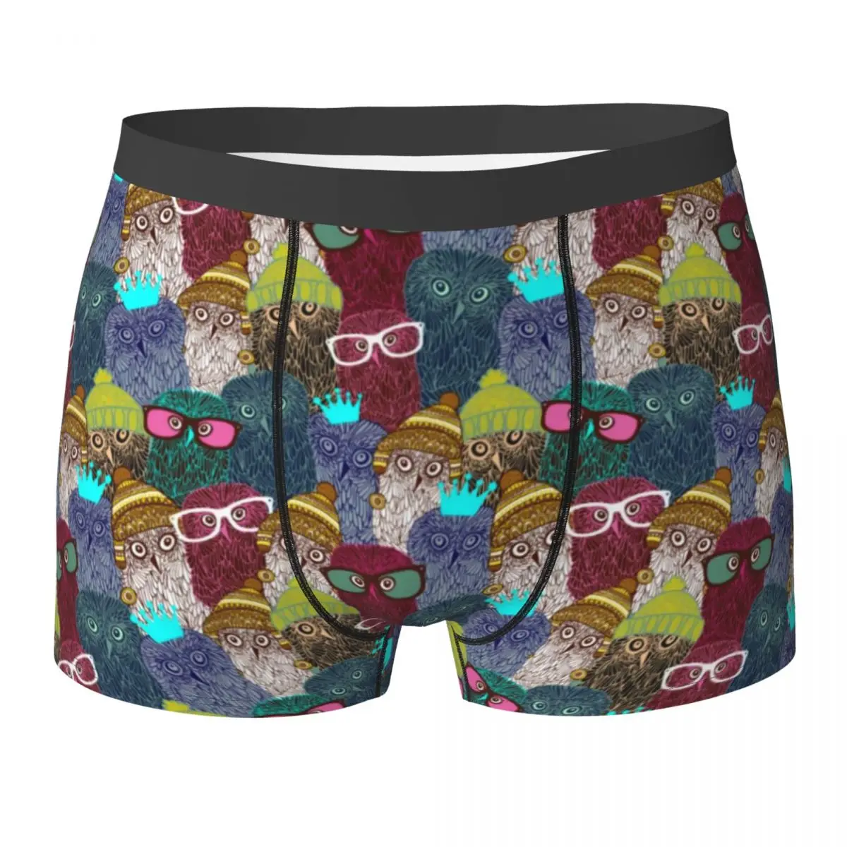 Нижнее белье в скандинавском стиле с совой мужские шорты забавным животным