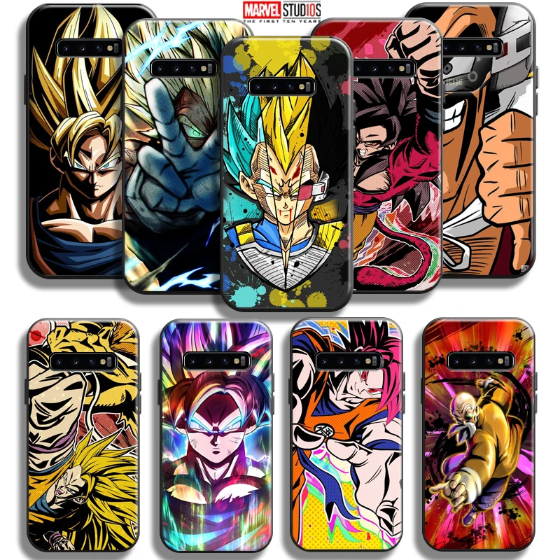 

Japan Anime Dragon Ball Goku For Samsung Galaxy S10 5G S10 Plus Lite S10E S10 Phone Case Liquid Silicon Soft Back Funda