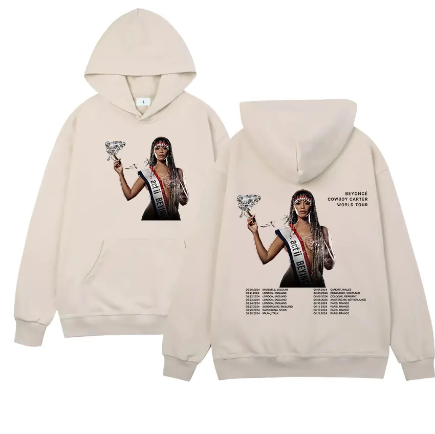 Бейонсе Ковбой Картер World Tour 2025 Новый альбом Толстовка Мужчины Женщины мода