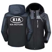 kia logo 2022 jacket windbreaker waterproof warm outdoor cold proof mountaineering clothing high quality coats
