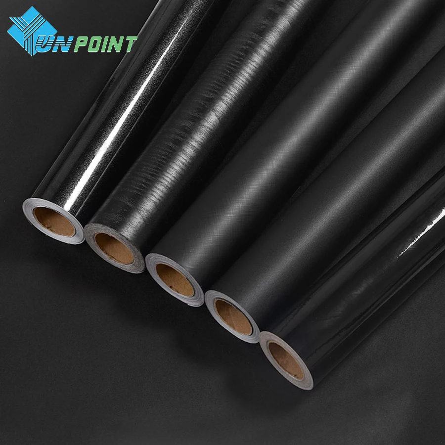 

Black Waterproof Stickers Kitchen Oil-Proof Self-Adhesive Wall Paper Furniture Tabletop Wardrobe Cupboard Door Renovation Film