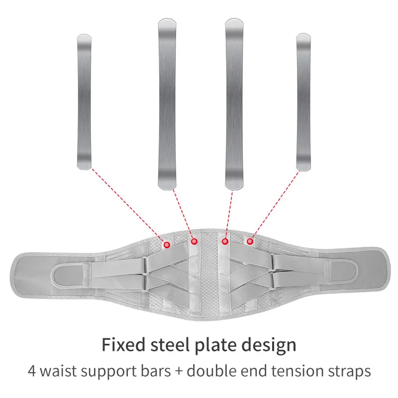 Ортез для спины облегчения боли в пояснице — дышащий бандаж поддерживающий пояс