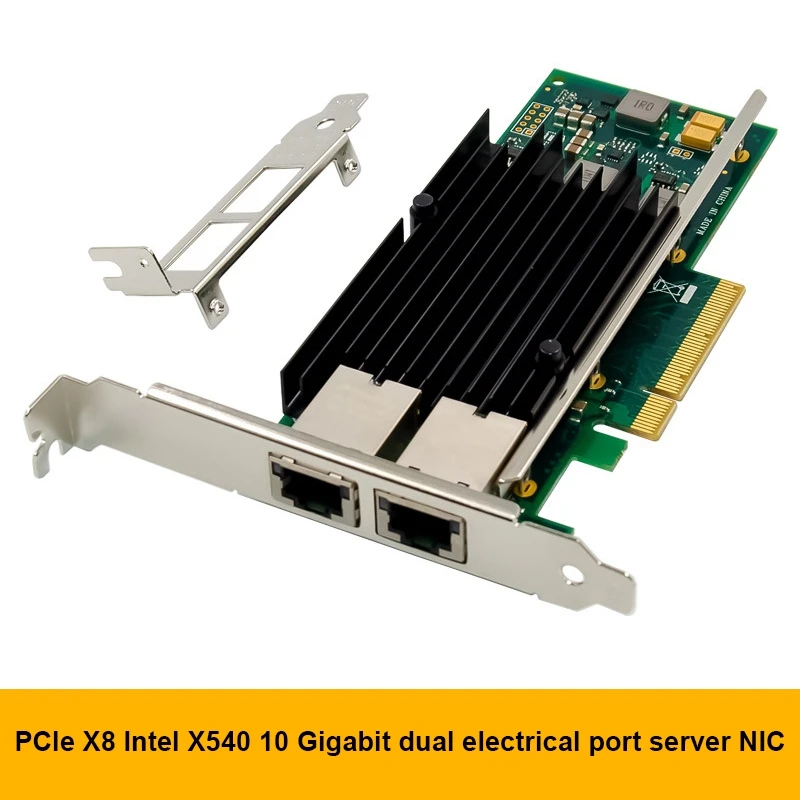 

Top Deals X540-T2 Server Network Card Dual-Port Network Card PCI-E X8 Server Network Card X540 Ethernet Network Card