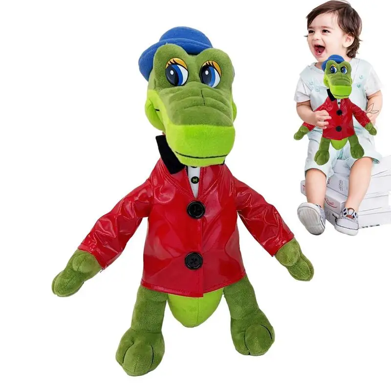 

2023 Russian New Stuffed Crocodile Toy 23cm/33cm Soft Crocodile Gena Plush Doll Toy For Kids Girls Animals Toy Birthday Gift