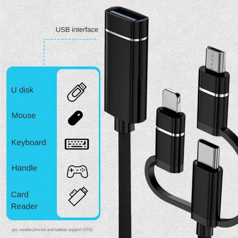 

3 в 1, OTG-адаптер с USB 3,0 на Micro USB Type-C