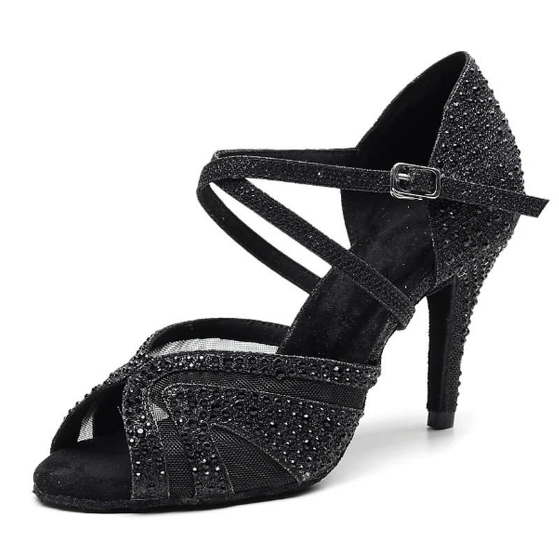 Latin Dance Shoes Tango High Heel Dance Shoes Ballroom Dancing Shoes For Girls Party Shoes Women's Salsa Latin Dance Shoes