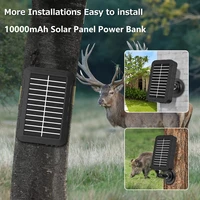 outdoor rechargeable solar panel power bank 5000mah waterproof solar panel charger kit 6v 9v 12v for suntek hunting trail camera