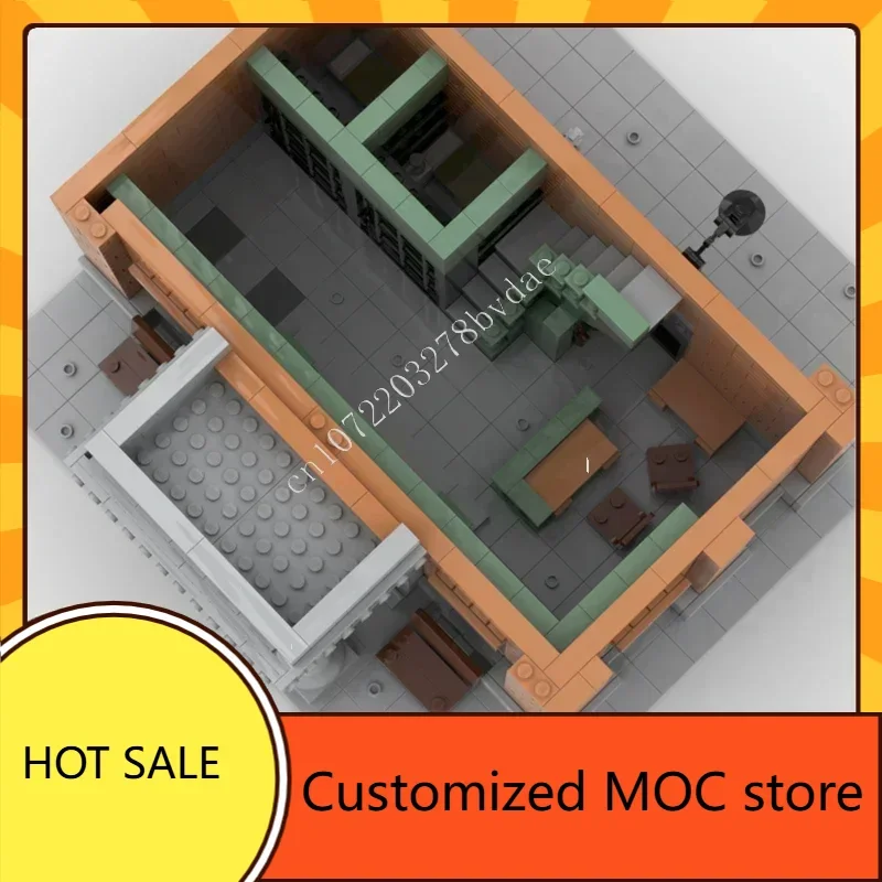 Фото 2379 шт. Энди Гриффит шоу Jailhouse City Hot MOC креативный праздник Рождественская головоломка DIYA сборочная сборка Streetview игрушка на день рождения подарки №2