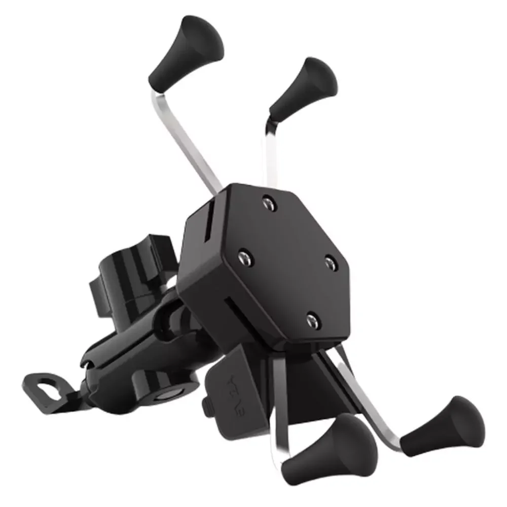 

Motorcycle Scooter X-Type Charger Mobile Phone Holder Bracket Usb Car Charging
