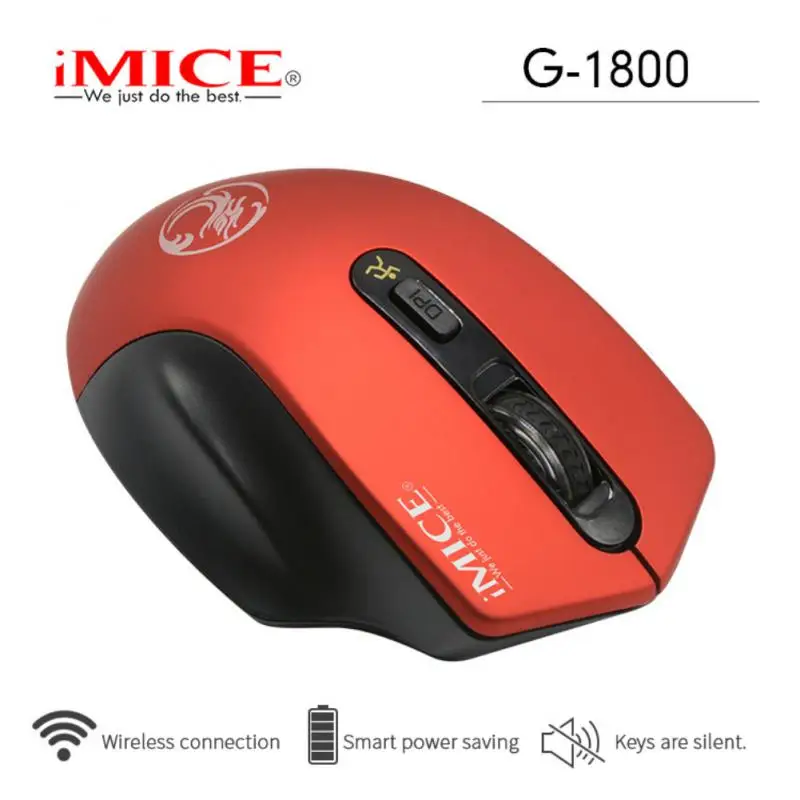 

Sound Silent Mouse USB Wireless Mouse 2000DPI USB 2.0 Receiver Optical Computer Mouse 2.4GHz Ergonomic Mice For Laptop PC