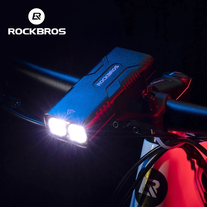 

Велосипесветильник алюминиевый фонарь ROCKBROS Bicicleta, светодиодный передний фонарь с зарядкой через USB для горного велосипеда, безопассветильн...