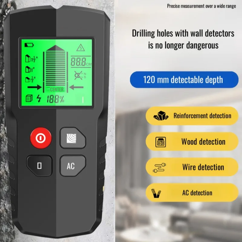 Настенный металлоискатель винтовой детектор измерительный настенный