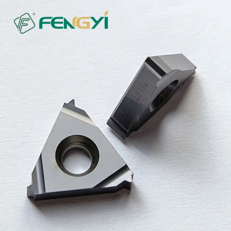 Фото FENGYI 11NR 16ER 11NR 28BSPT 19BSPT 14BSPT 11BSPT M20 TP04 BSPT 55 °   Твердосплавные пластины для токарной обработки резьбы по стандарту British Standard Pipe №5