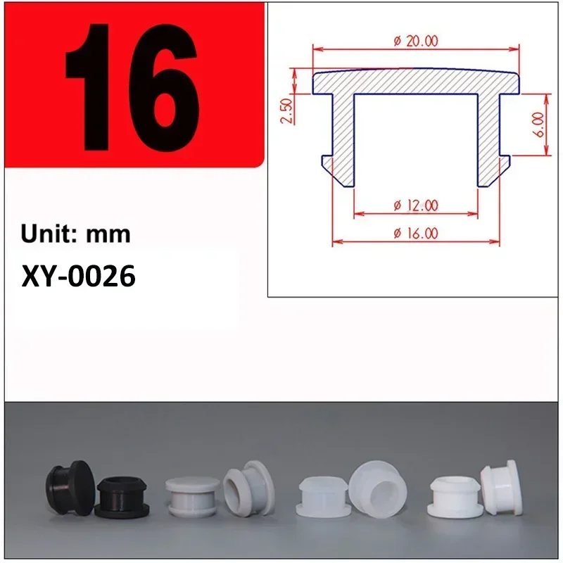 

Прозрачная силиконовая резина, защелкивающаяся заглушка для отверстий, заглушки, уплотнительная пробка, декоративная крышка, водонепроницаемая, 2,5-30 мм