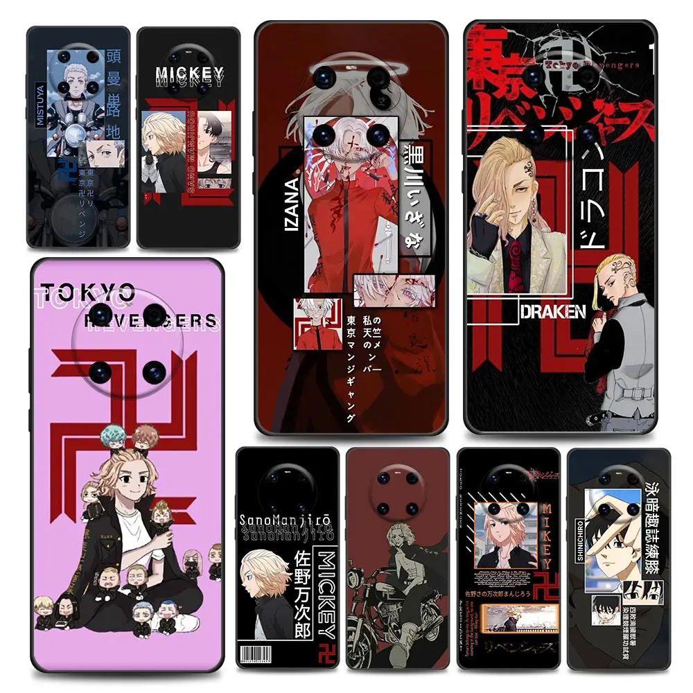 

Cartoon Anime Tokyo Revengers Huawei Case for Y6 Y7 Y9 2019 Y5p Y6p Y8s Y8p Y9a Y7a Mate 10 20 40 Pro RS Soft Silicone