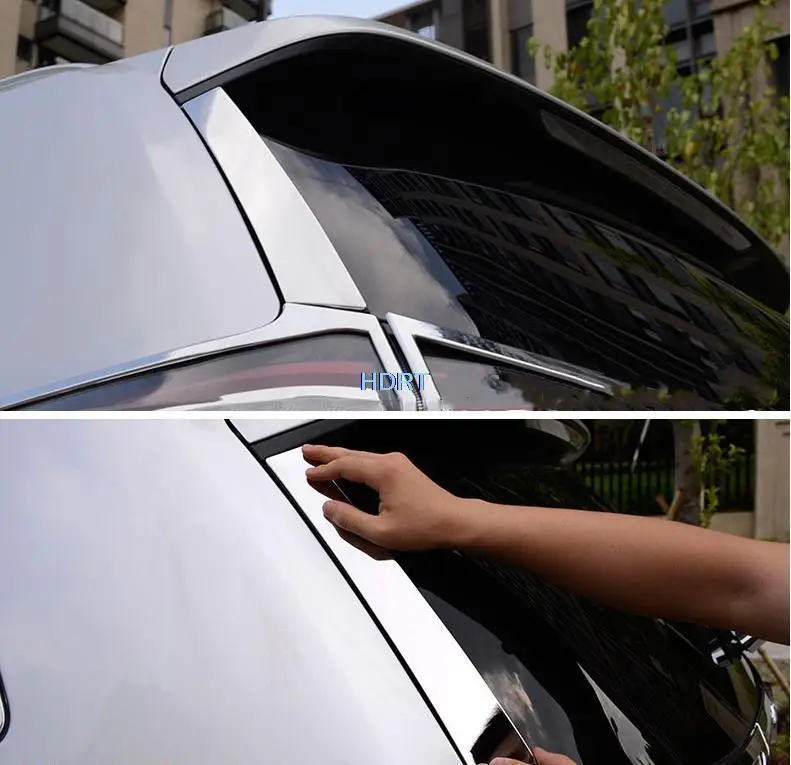 Для Ford Edge 2015-2020/Edge Plus 2021 хромированный АБС-пластик задние окна автомобиля