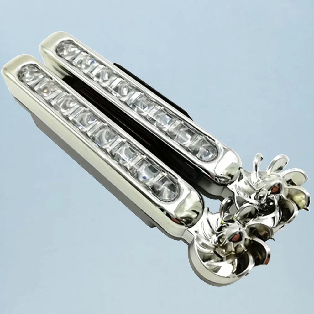 

Lights Running Light Car Wind Power Auto Ledheadlights Daytime Decorative