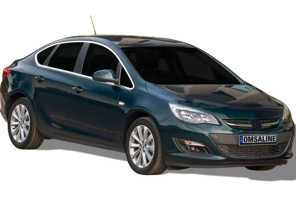 

Opel Astra J Sedan Windows Frame (2012 2022) -12 Pcs. -St. Steel - SD