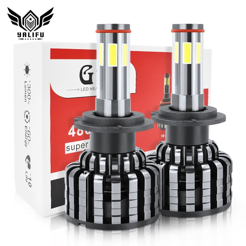 

2x G9 LED Car Headlight Lamp For Auto H1 H3 H4 H7 H11 H13 100W 12000Lm 6000K DC10v-32v 880 9004 9005 9006 9007 HB3 HB4 HB5 COB