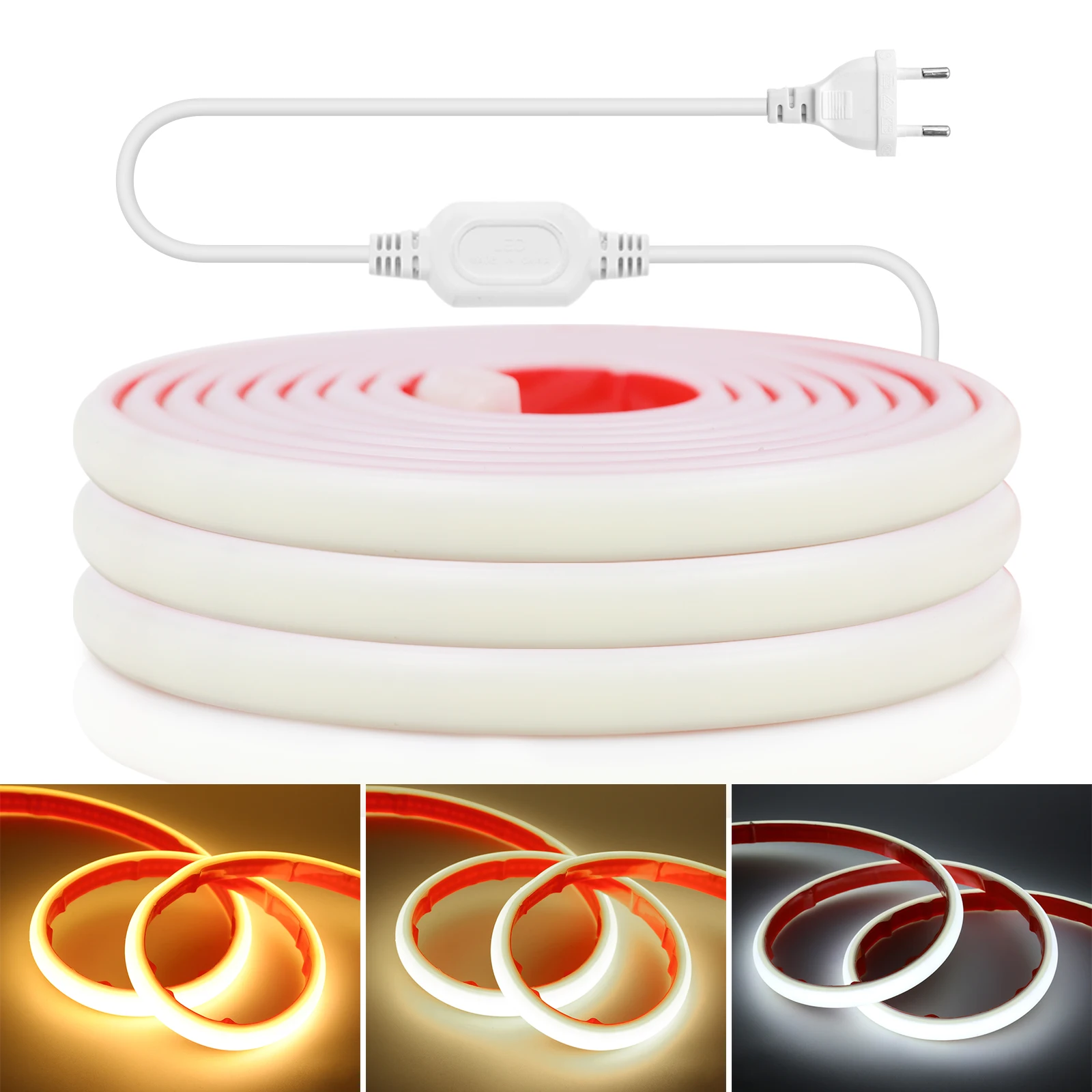 HEGEHE IP67 водонепроницаемая светодиодная лента 288LED/м 3000/6000K 50см