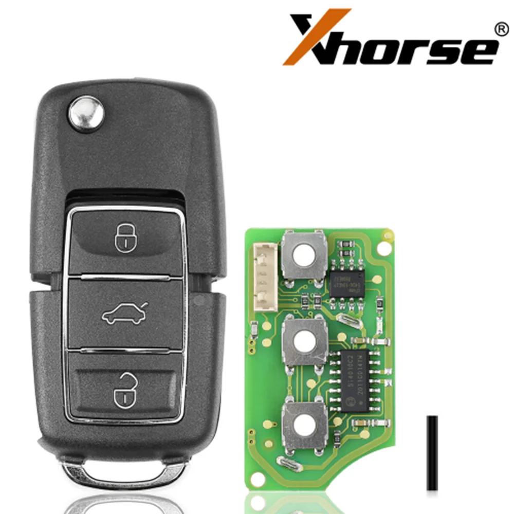 

Xhorse VVDI XKB506EN Wired Type Universal Remote Contro 3 Button B5 Type 5pcs
